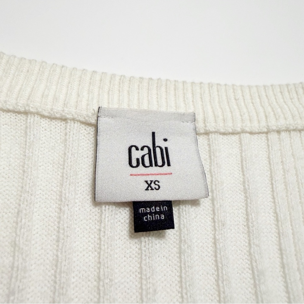 Cabi Dashes Striped Ribbed Long Line Duster Cardigan - Picture 8 of 11